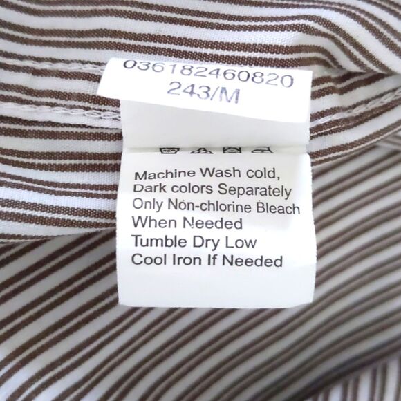 Men's Bundle Lot of 4 Long Sleeve Dress Shirts Medium Chaps Joseph Abboud - Picture 8 of 16